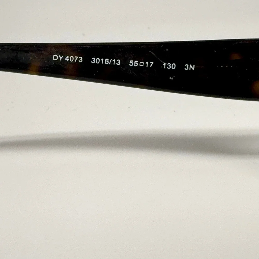 DKNY DY 4073 3016/13 Tortoise Shell Rectangular Eyeglass Frames Womens 55-17-130